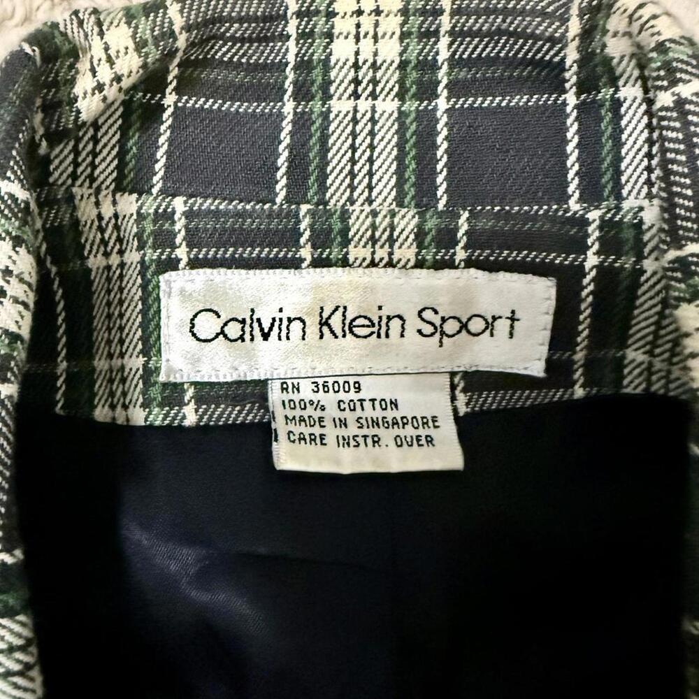 Vintage Calvin Klein Sport Plaid Blazer — Size M - Picture 4 of 8